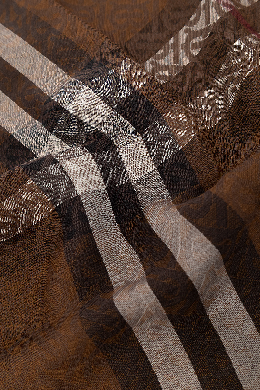 Checked scarf Burberry - Burberry Kids TB-monogram pleated